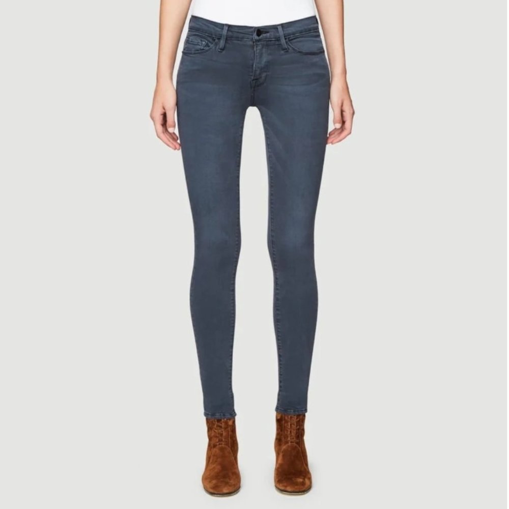 FRAME Le Skinny de Jeanne Jeans Squid Ink sz 27